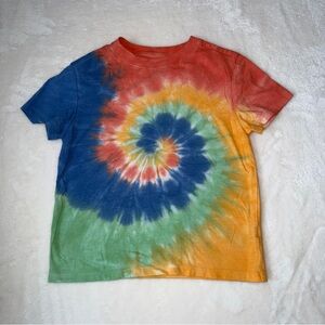 Art Class Colorful Tie-Dye Kids Short Sleeve T Shirt XS